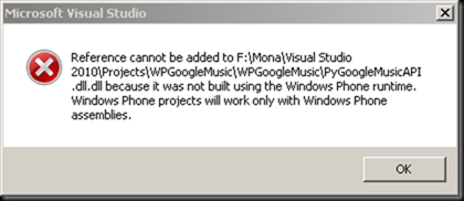 Silverlight assembly nekompatibilni se zbytkem