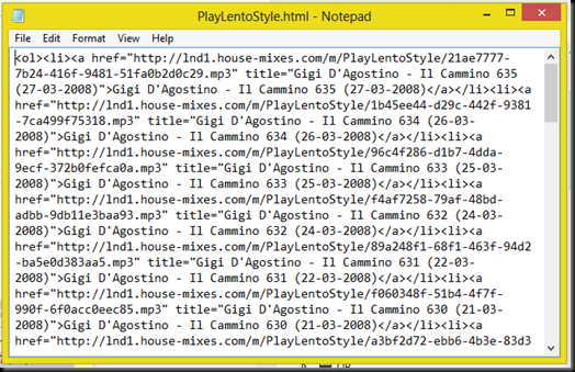 DownloadFromHouseMixes vystupni HTML