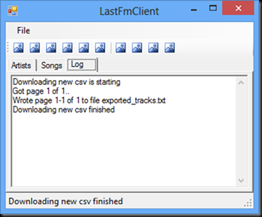LastFmClient download new csv LastFmClient download new csv