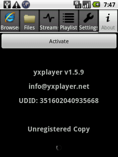 Yxplayer-about